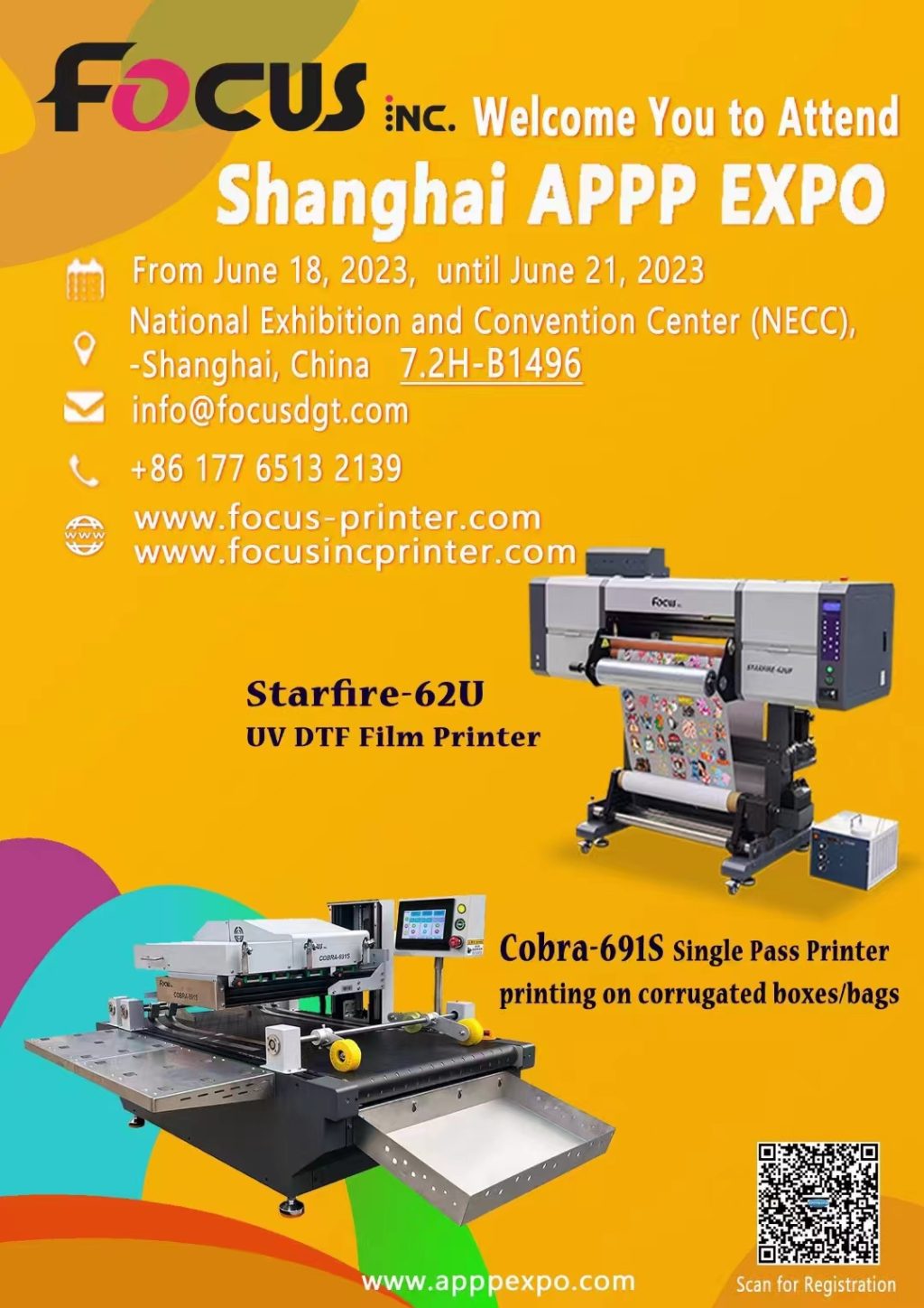 Shanghai APPP EXPO in June,2023 - Focusinc